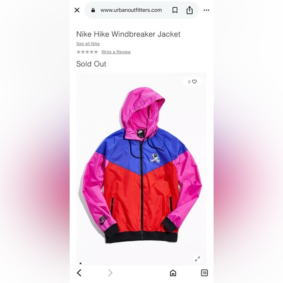 Nike Other - Mens Nike Colorblock Windbreaker Jacket